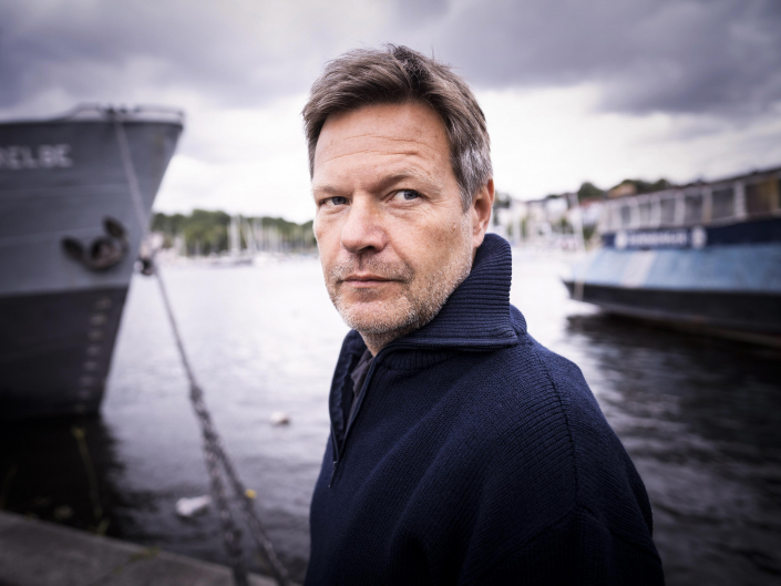 Der Co-Chef von Bündnis90/Die Grünen Robett Habeck am 24.07.2020 in Flensburg